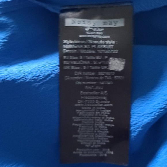 Royal Blue Shorts Romper Size S - Picture 7 of 7